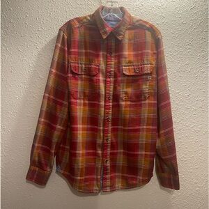 Marmot Mens Lightweight Red/Orange Soft‎ Flannel.#254
